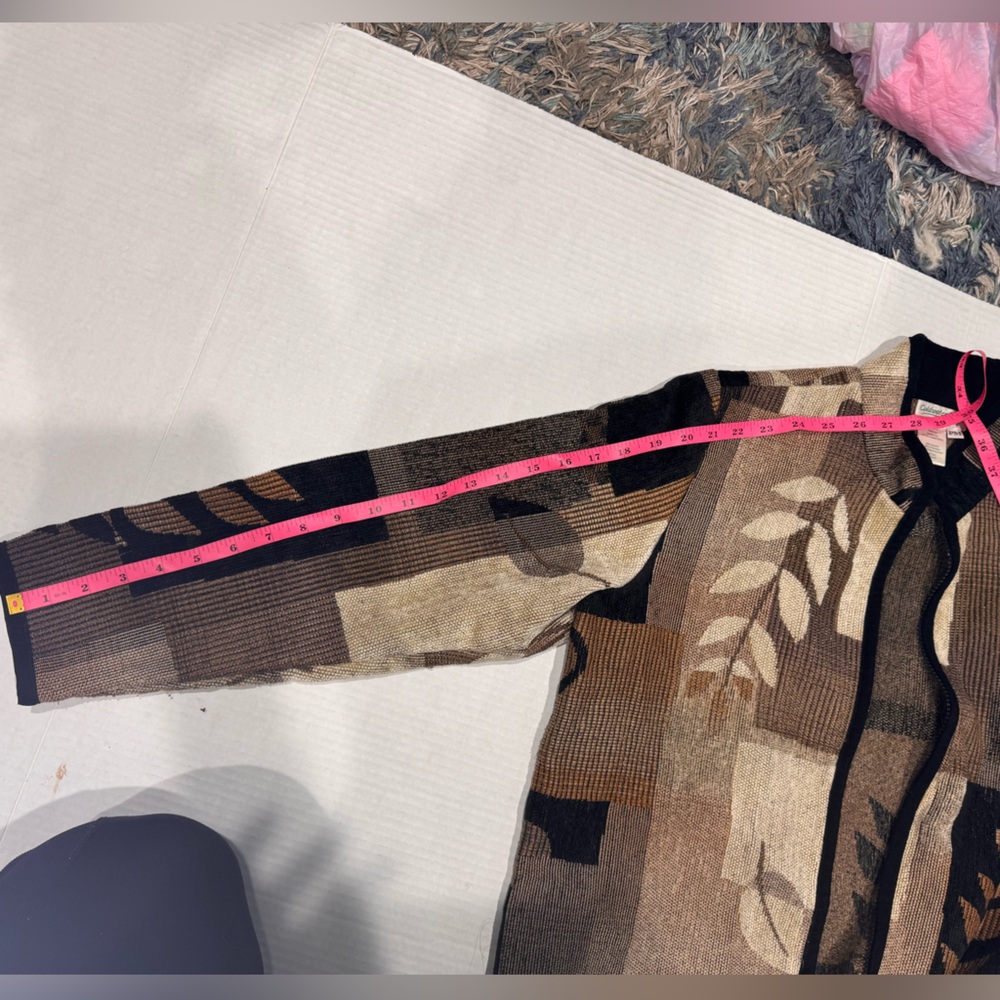 Coldwater Creek Patchwork Jacket Petite Medium Vi… - image 8